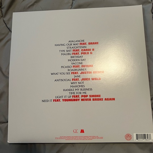 Migos ‘Culture III’ 2LP Vinyl - Picture 3 of 3